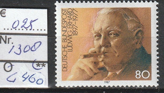 Bund Erhard Michel 1308 Nr.G460p, Verzenden, BRD, Postfris