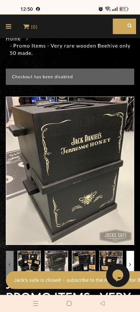 Originele Jack Daniel’s Tennessee Honey Promo "Beehive" Box, Ophalen of Verzenden, Gebruikt