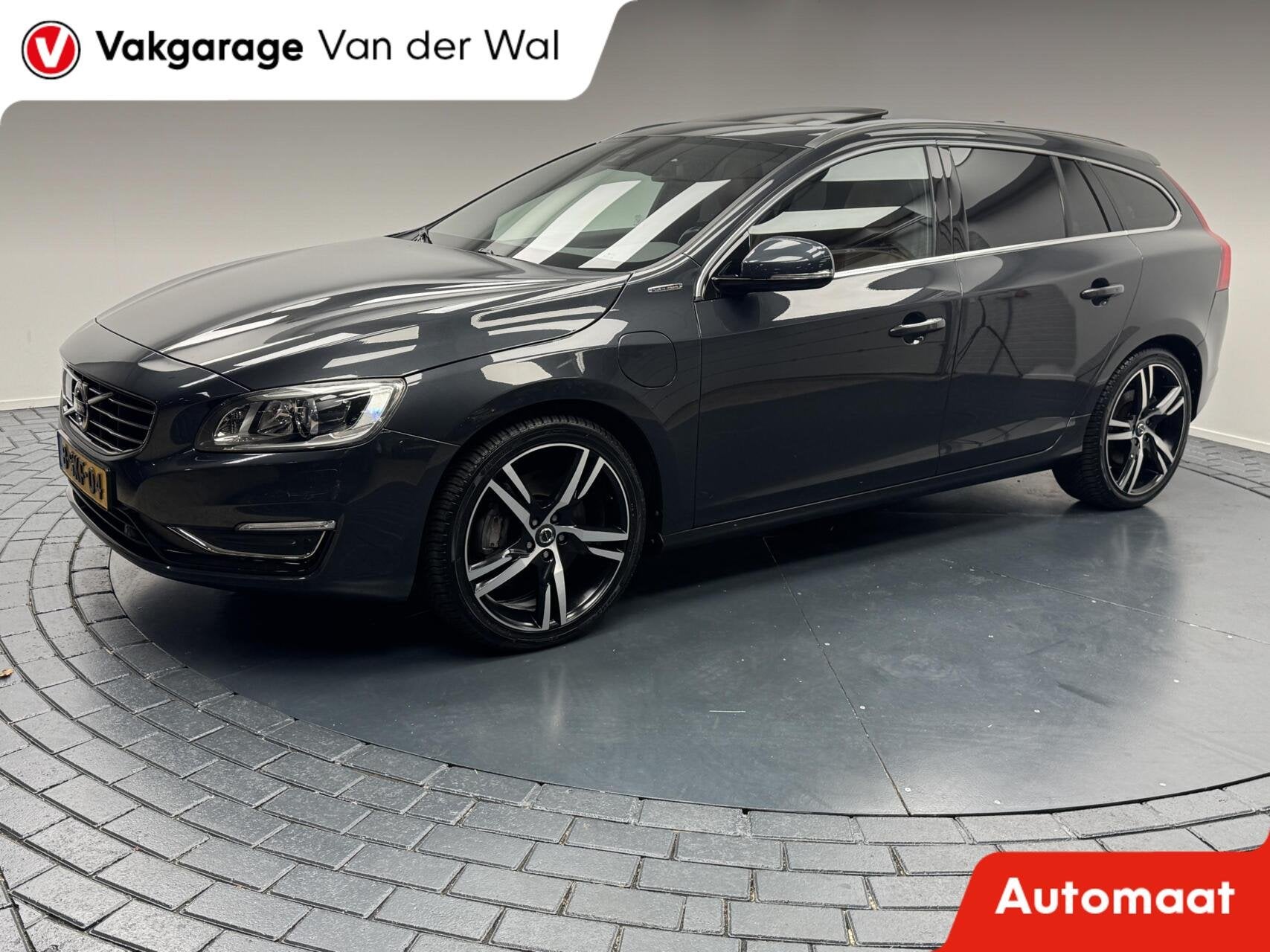 Volvo V60 2.4 D6 Plug-In Hybrid Polestar Automaat-Trekhaak-P, Auto's, Automaat, Huisgarantie, Met garantie (alle), Vierwielaandrijving