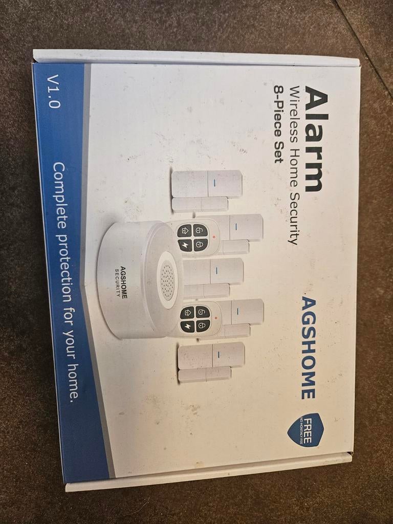 AGSHOME Draadloos Alarmsysteem 8-delige set, Ophalen of Verzenden