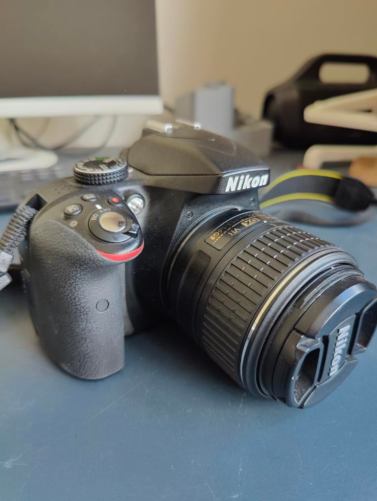 Nikon D3300 spiegelreflexcamera met 18-55mm lens, Ophalen, Gebruikt, Spiegelreflex, Nikon