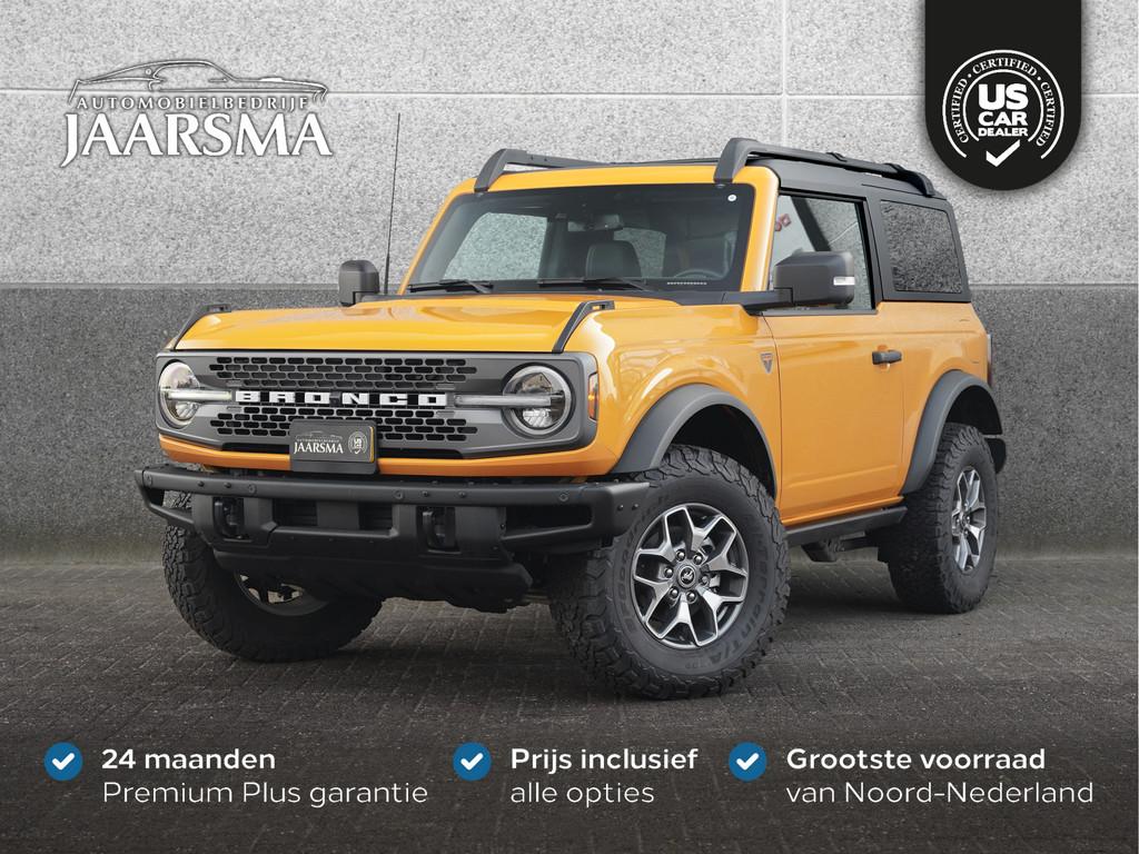Ford Bronco Badlands 2.3L EcoBoost |Grijs kenteken |Adaptive, 450 kg, Gebruikt, Met garantie (alle), Bedrijf