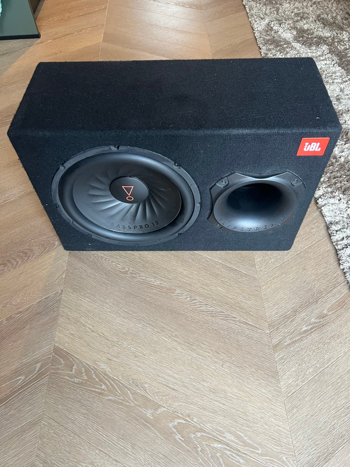 JBL BassPro 12 Subwoofer met complete kabelset, Ophalen of Verzenden, Zo goed als nieuw, Subwoofer, JBL