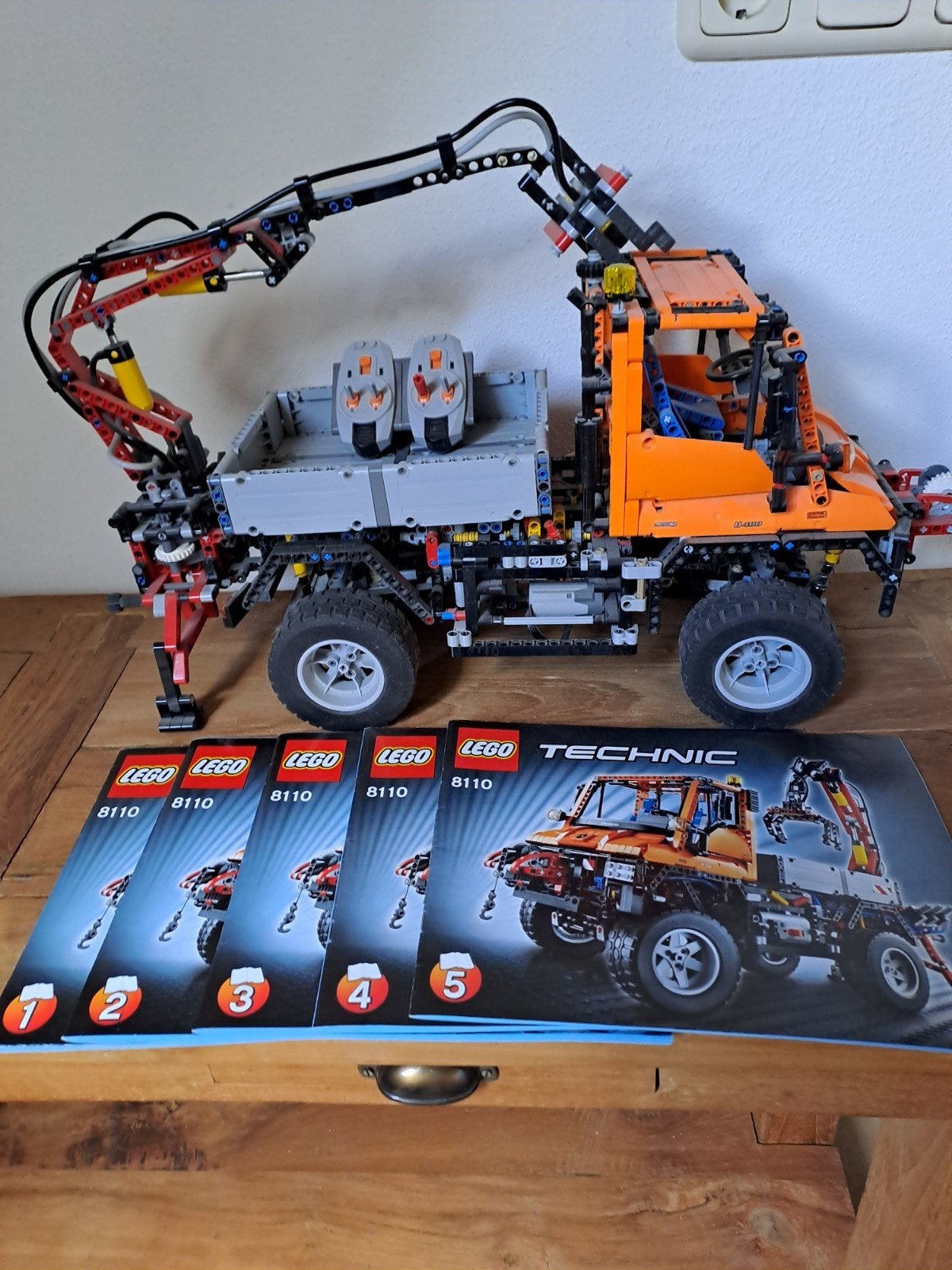 lego technic 8110, Ophalen, Zo goed als nieuw, Tractor of Landbouw, Overige merken