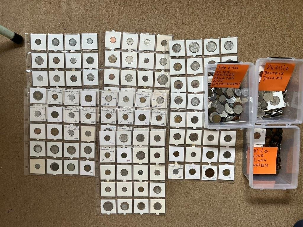 WERELD-JULIANA-BEATRIX  SAMEN   8 KILO, Verzenden, Koningin Beatrix, 2½ gulden, Setje