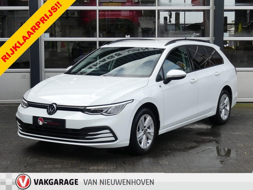 Volkswagen Golf Variant 150pk Automaat *t/m 10de bouwjaar ga, Auto's, 4 cilinders, Wit, Golf Variant, Geïmporteerd