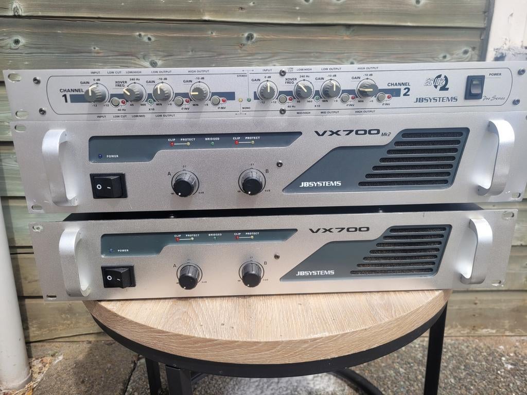 Jbsystems versterkers en crossover, Ophalen, Zo goed als nieuw, 1000 watt of meer, P.A.