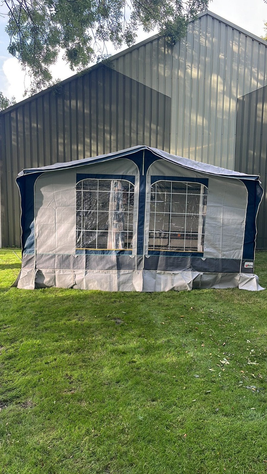 Complete voortent voor caravan - nette gebruikte staat, Caravans en Kamperen, Ophalen, Gebruikt