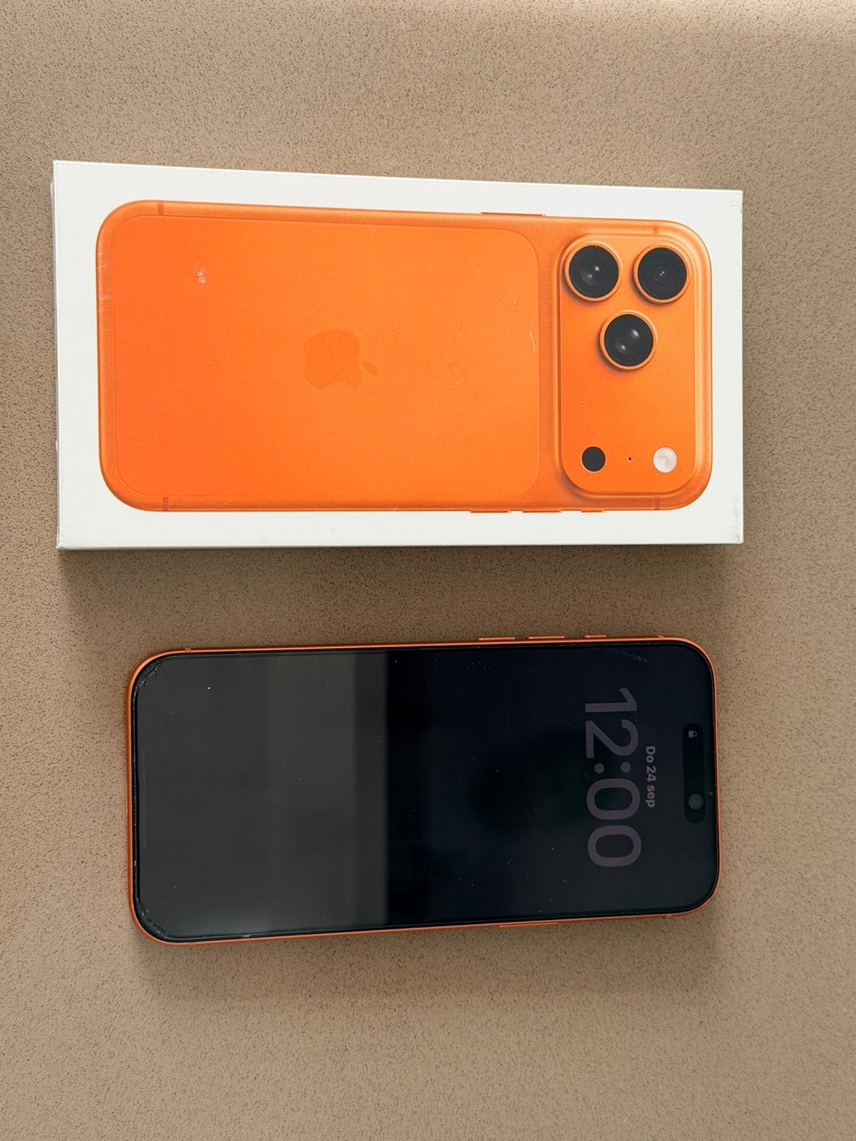 Nieuwe iPhone 17 Pro Max 256GB Oranje, IPhone 15 Pro Max, Nieuw, Zonder simlock, Zonder abonnement