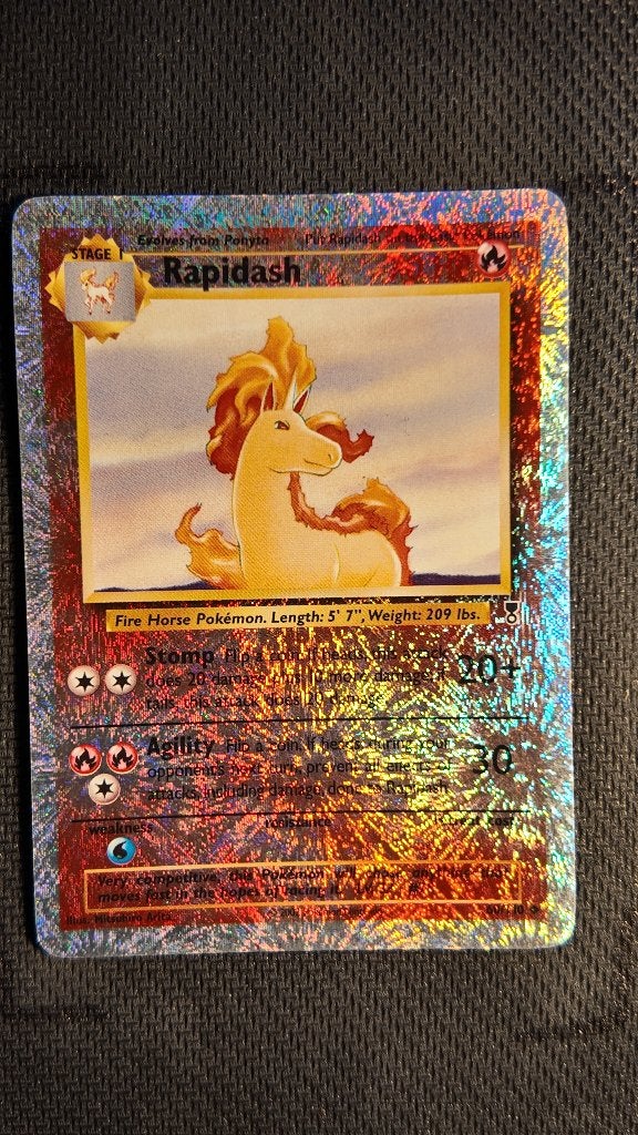 Rapidash 60 Legendary Collection | Pokemon kaart, Ophalen, Losse kaart, Foil