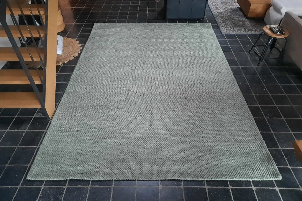 Prachtig groot vloerkleed Fraai Melange Mint wol 230x330, Ophalen, 200 cm of meer, Rechthoekig, Nieuw