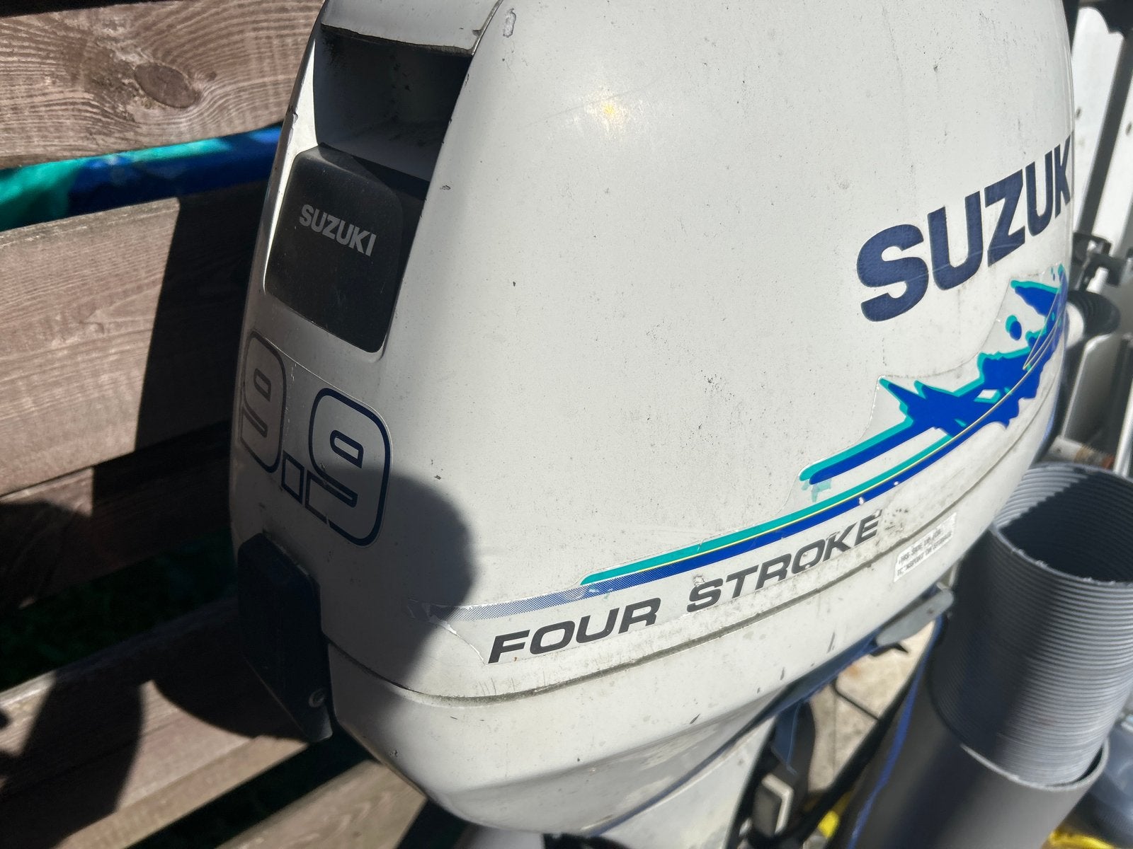 Suzuki 9.9 pk, Ophalen, Gebruikt, Met afstandsbediening, 5 tot 10 pk