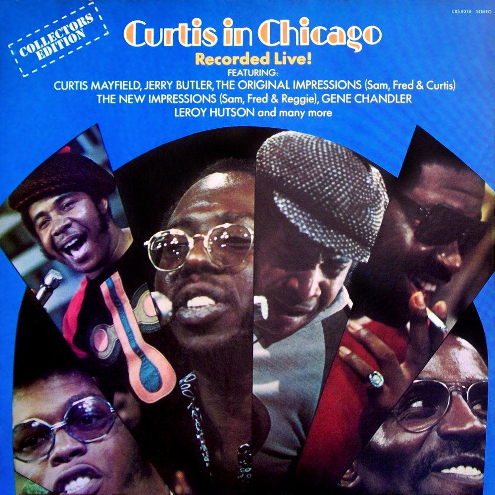 LP Curtis Mayfield - In Chicago (USA, 1973, origineel), Ophalen, Gebruikt