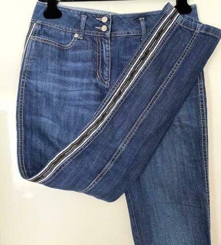 Roccobarocco jeans maat 38, Kleding | Dames, Ophalen of Verzenden, Zo goed als nieuw, Blauw, W30 - W32 (confectie 38/40)