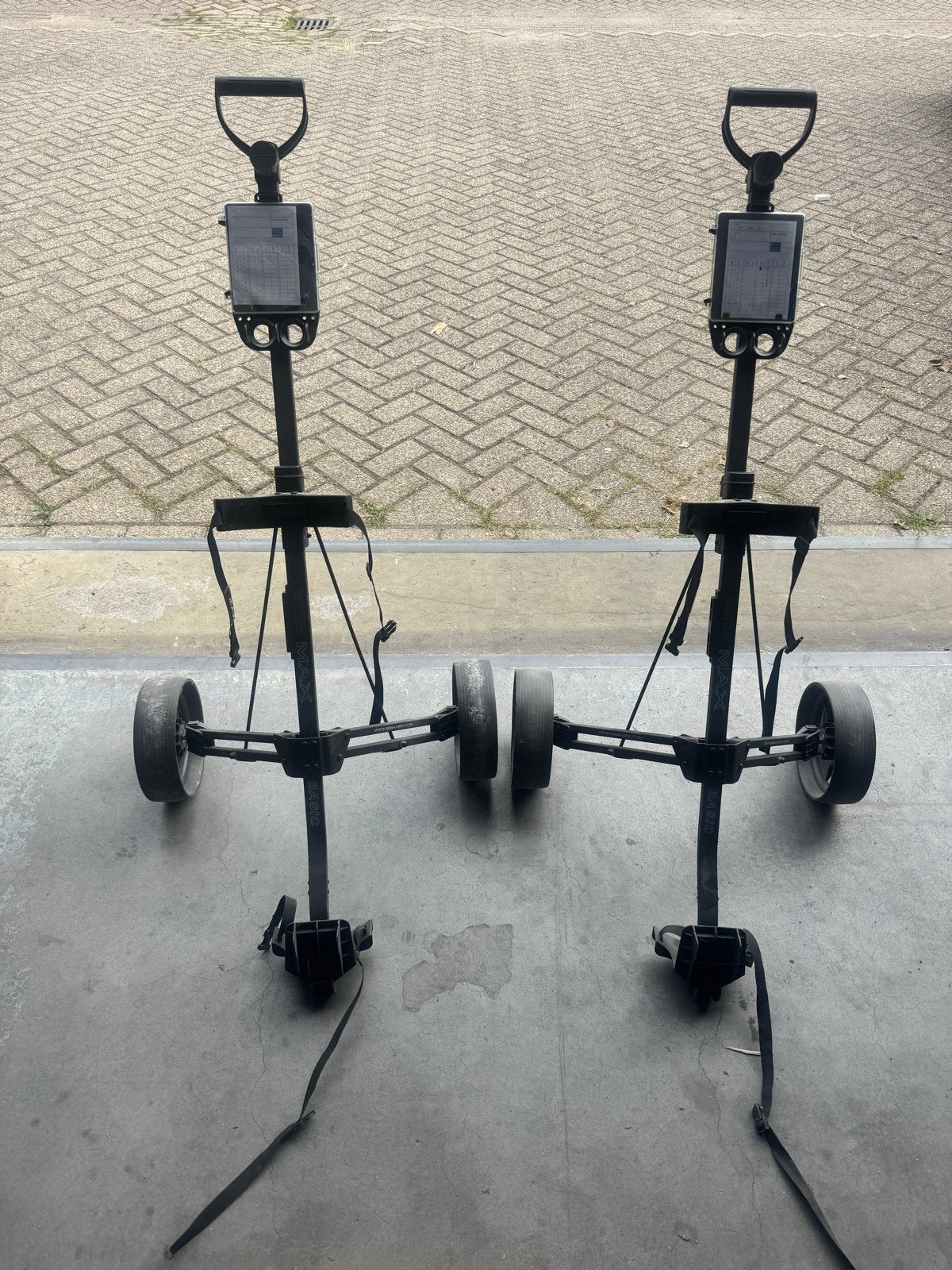 2x Big Max Basic golfkarren, Sport en Fitness, Ophalen of Verzenden, Gebruikt, Golfkar, Overige merken