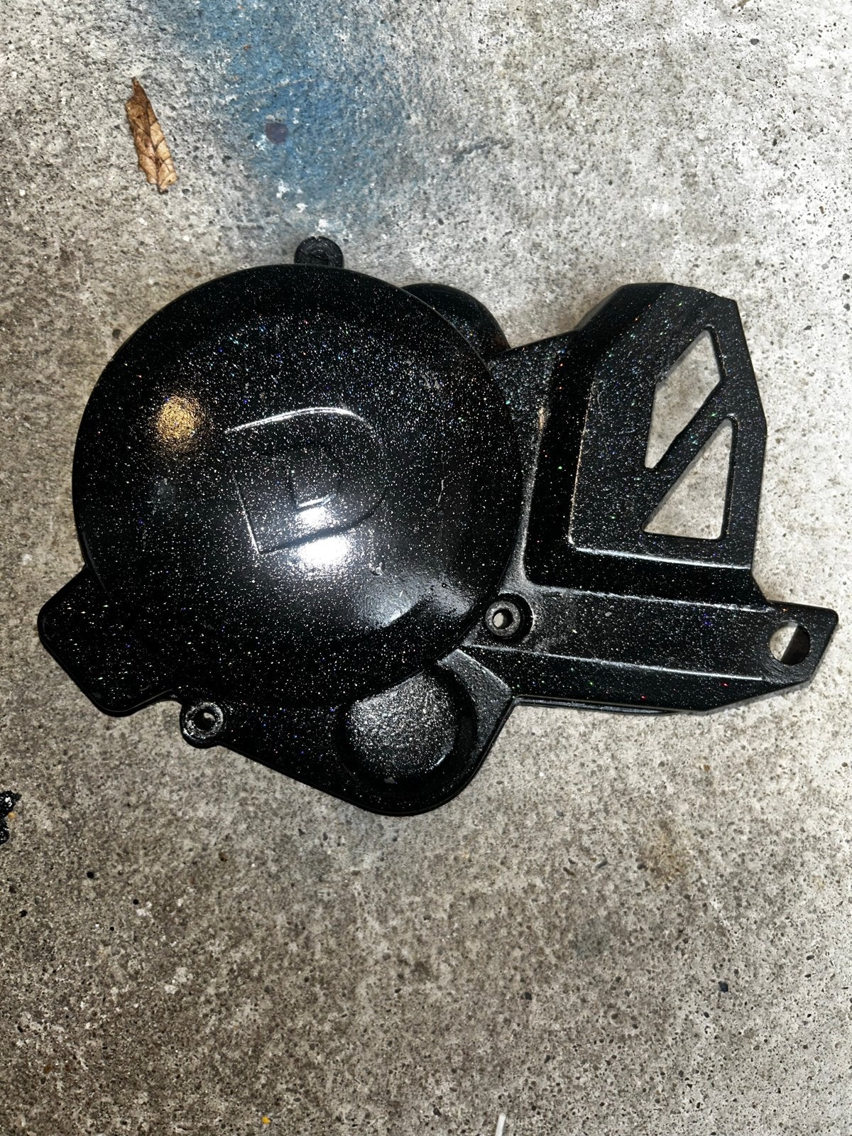 Ontstekingskap Derbi Senda Zwart met Glitter Effect, Ophalen of Verzenden, Gebruikt, Kap