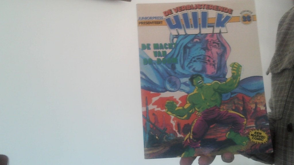 hulk nr 26 de macht van dr. doom uit 1982, Eén stripboek, Ophalen of Verzenden, Zo goed als nieuw
