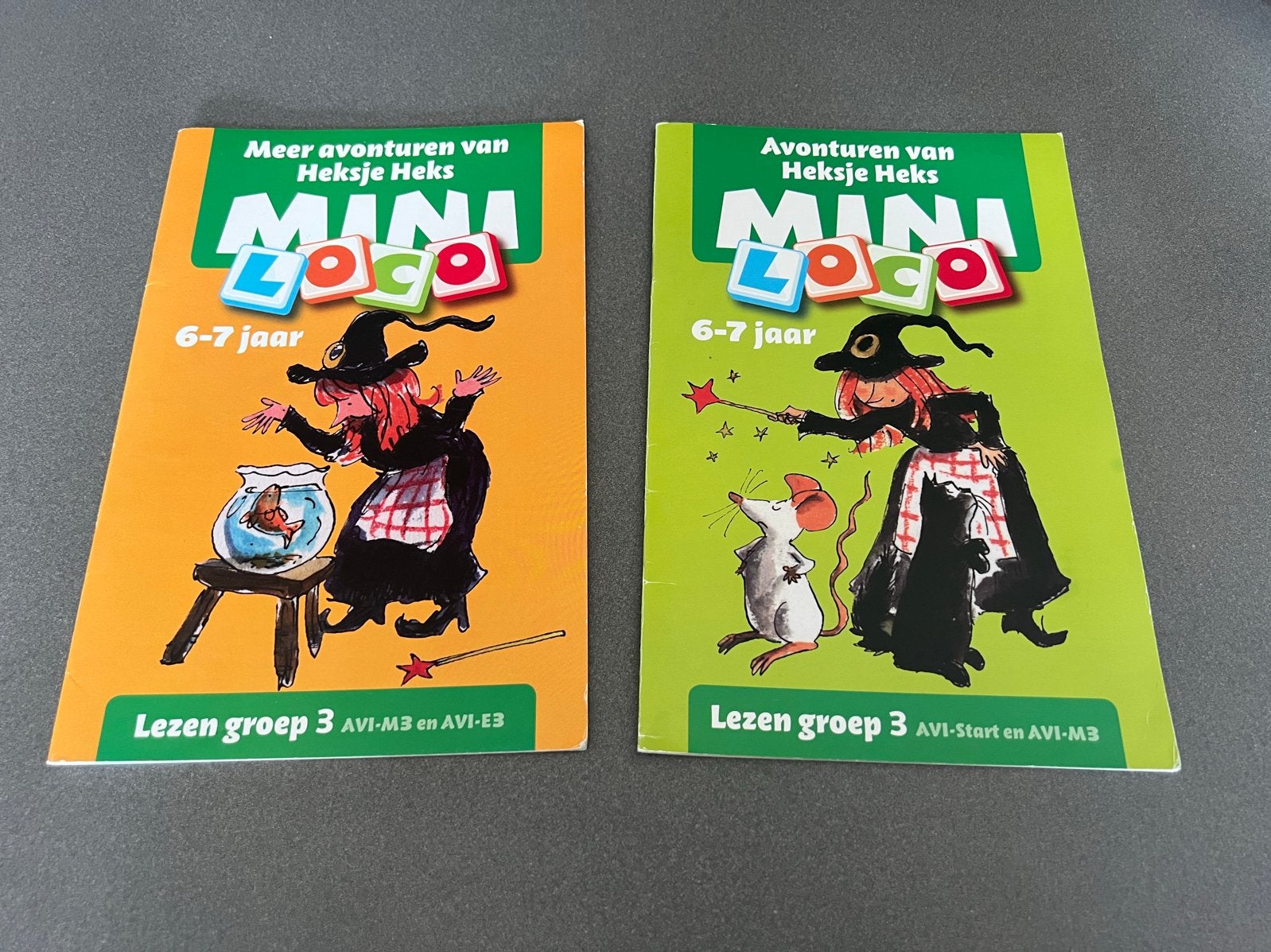Mini Loco Boekjes: Avonturen van Heksje Heks (2 stuks), Ophalen of Verzenden, Zo goed als nieuw