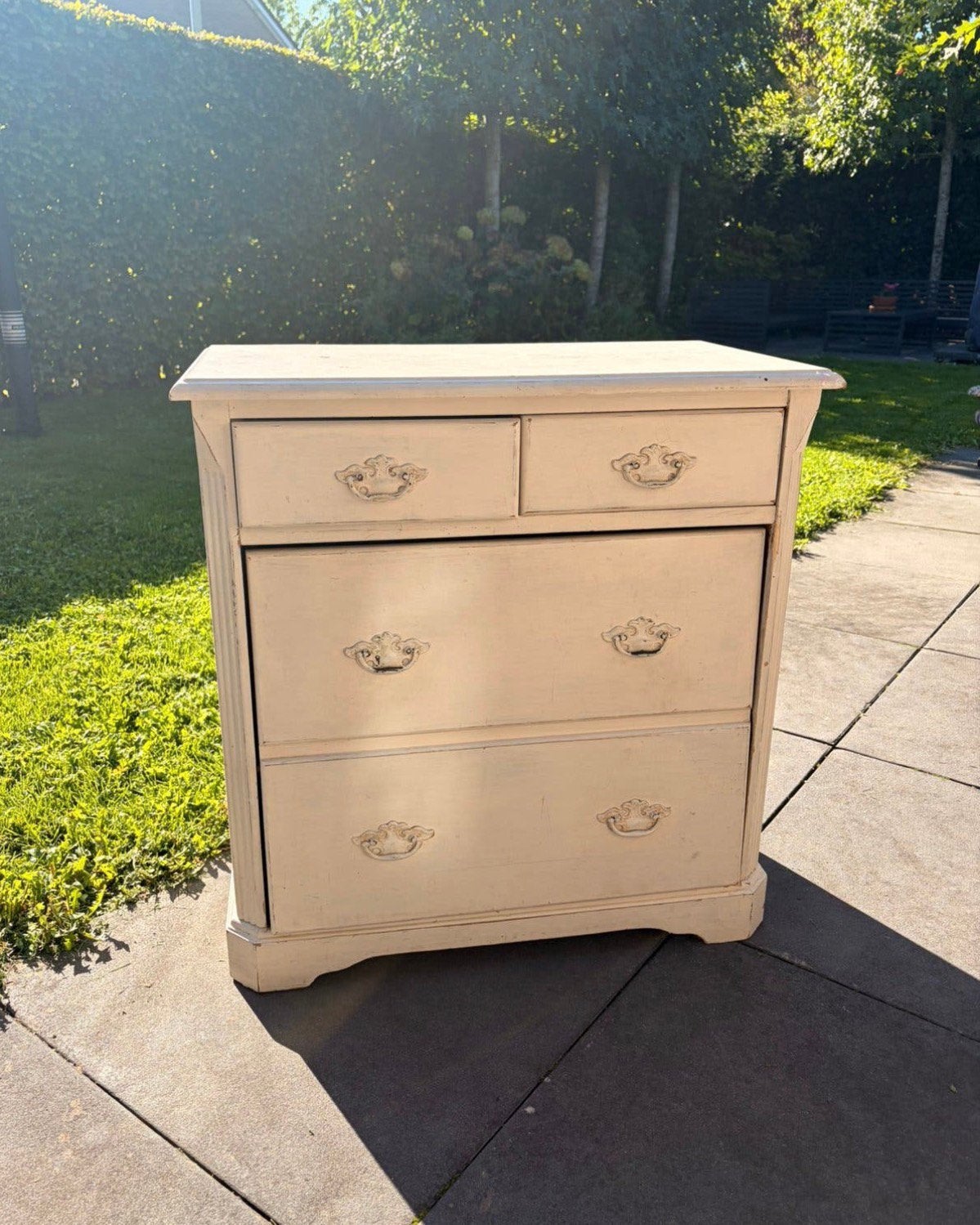 Brocante (schoenen)kastje, Ophalen, 50 tot 100 cm, Zo goed als nieuw, Minder dan 100 cm
