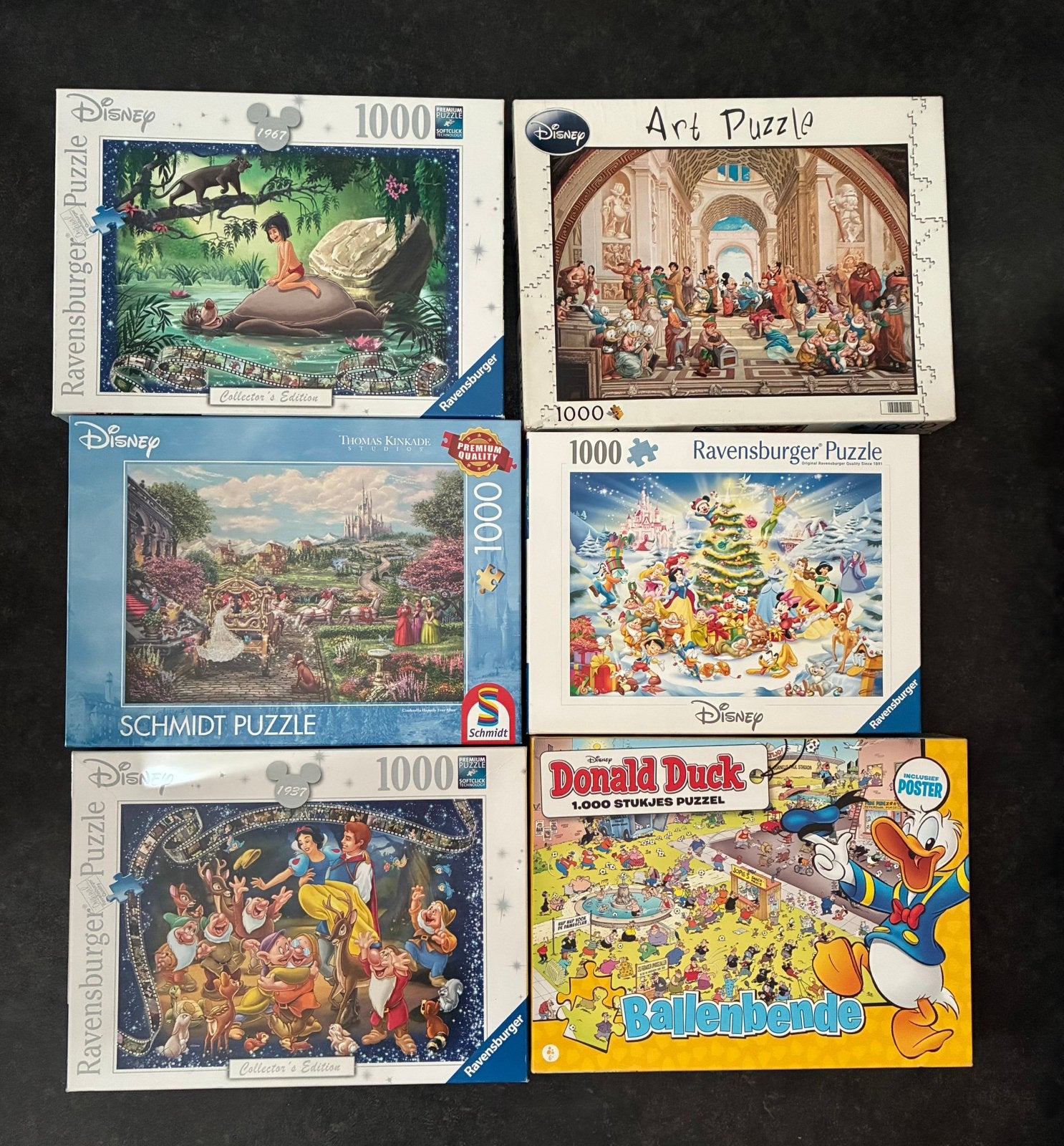Diverse disney puzzels ravensburger schmidt donald duck, Hobby en Vrije tijd, Denksport en Puzzels, Ophalen of Verzenden, 500 t/m 1500 stukjes