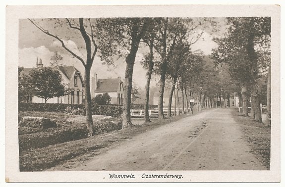 Wommels.  Oosterenderweg, Ophalen of Verzenden, 1920 tot 1940, Ongelopen, Friesland