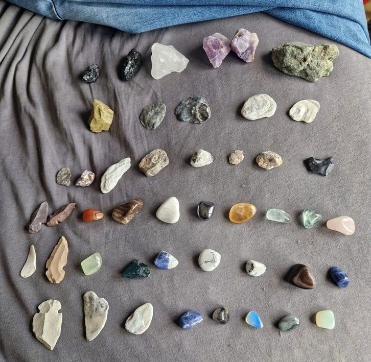 Diverse collectie edelstenen en mineralen, Sieraden, Tassen en Uiterlijk, Ophalen of Verzenden, Gebruikt