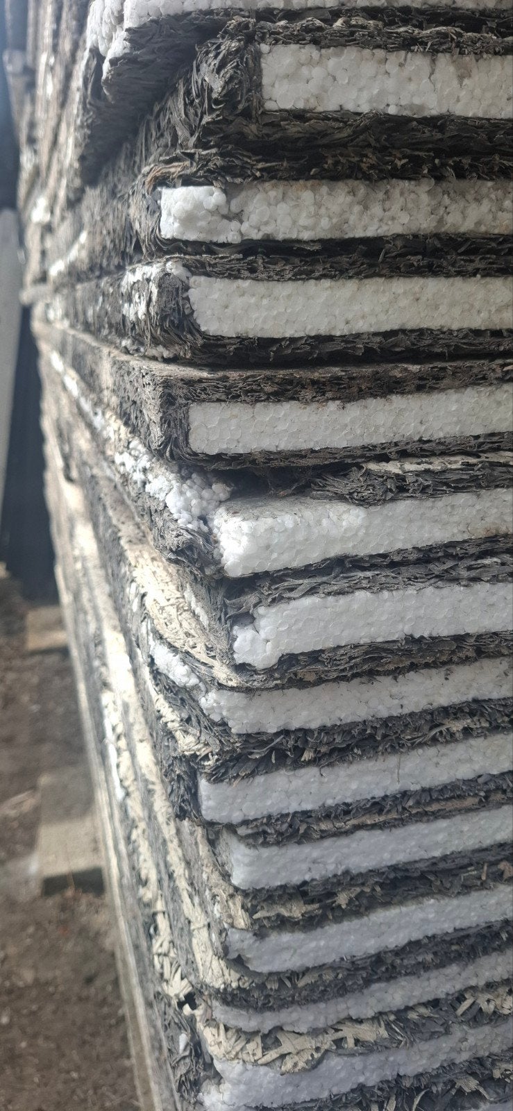 Houtwolplaten met Tempex isolatie, Doe-het-zelf en Verbouw, Ophalen, 4 tot 8 cm, Gebruikt, Vloerisolatie