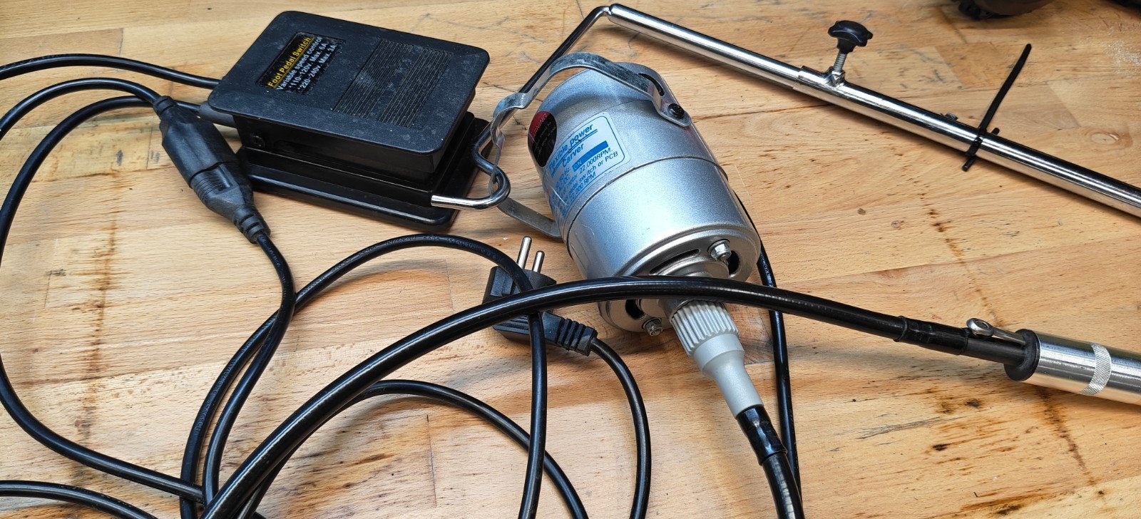 HBM hangmotor / freesmotor model 1, Ophalen of Verzenden, Zo goed als nieuw