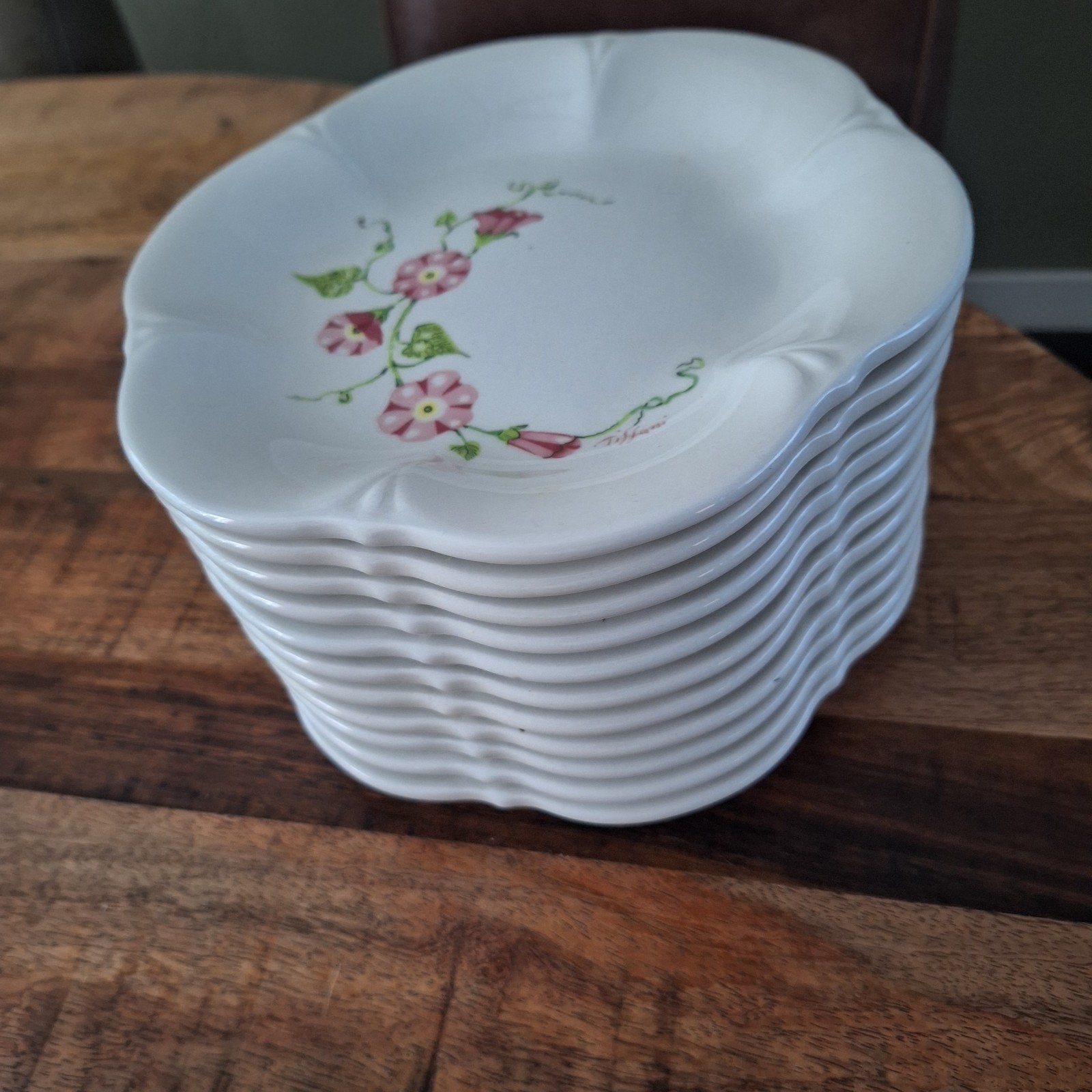 Tiffani Ceramiche Borden - 11 platte, 5 gr diepe 9 kl diepe, Ophalen of Verzenden