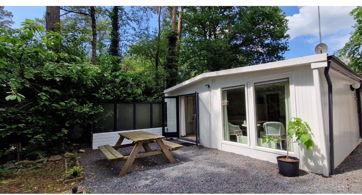 Te koop: mooie ruime chalet op Bospark Ijsselheide, Wasmachine, In bos, 2 slaapkamers, Recreatiepark