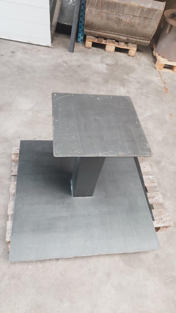 Stalen tafel poot, Ophalen of Verzenden, Rechthoekig, 200 cm of meer, 50 tot 100 cm