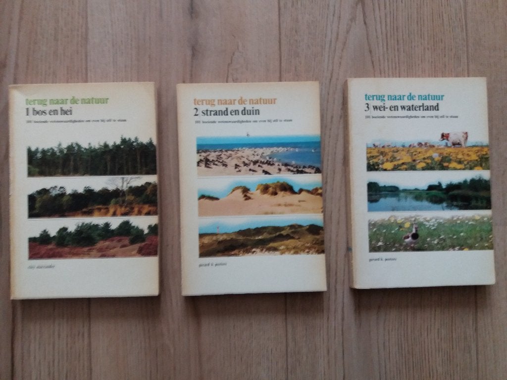 3 delen Terug naar de Natuur,  door G.H.Peters & C.Macrander, Boeken, Natuur, Gelezen, Ophalen of Verzenden, Natuur algemeen, G.H.Peters & C.Macrander.