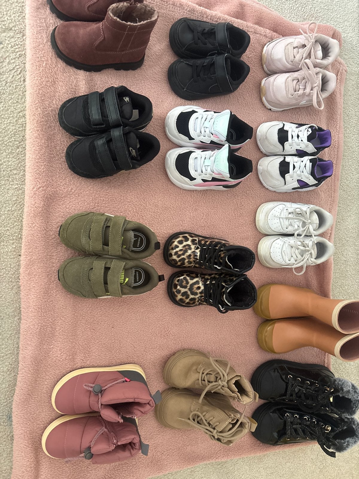 Diverse collectie kinderschoenen en laarzen, Ophalen, Gebruikt, Jongen of Meisje, Laarzen