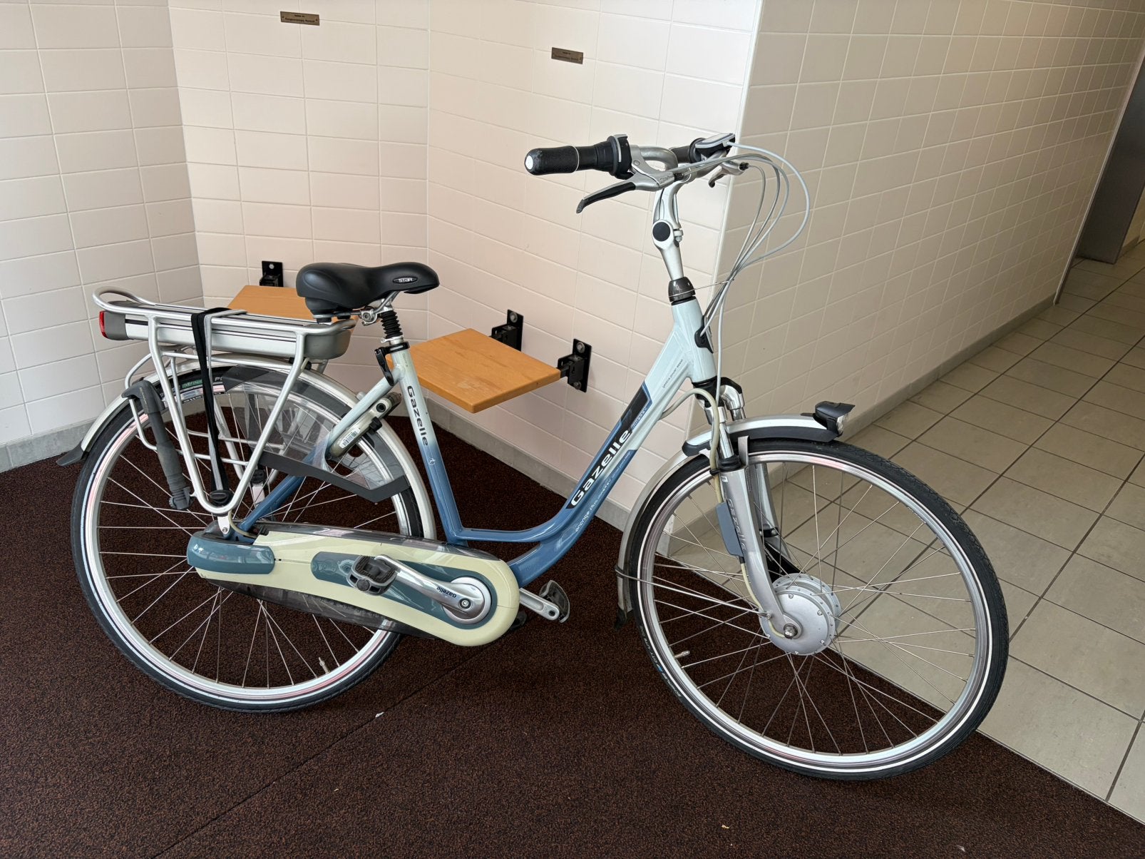 Electrice gazelle dames fiets, 50 tot 53 cm, Ophalen, Gebruikt, Gazelle