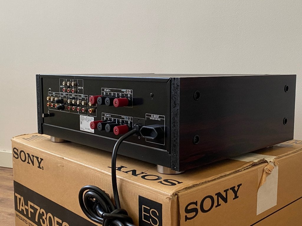 Sony TA-F730 ES Versterker, Ophalen of Verzenden, Zo goed als nieuw, 120 watt of meer, Sony
