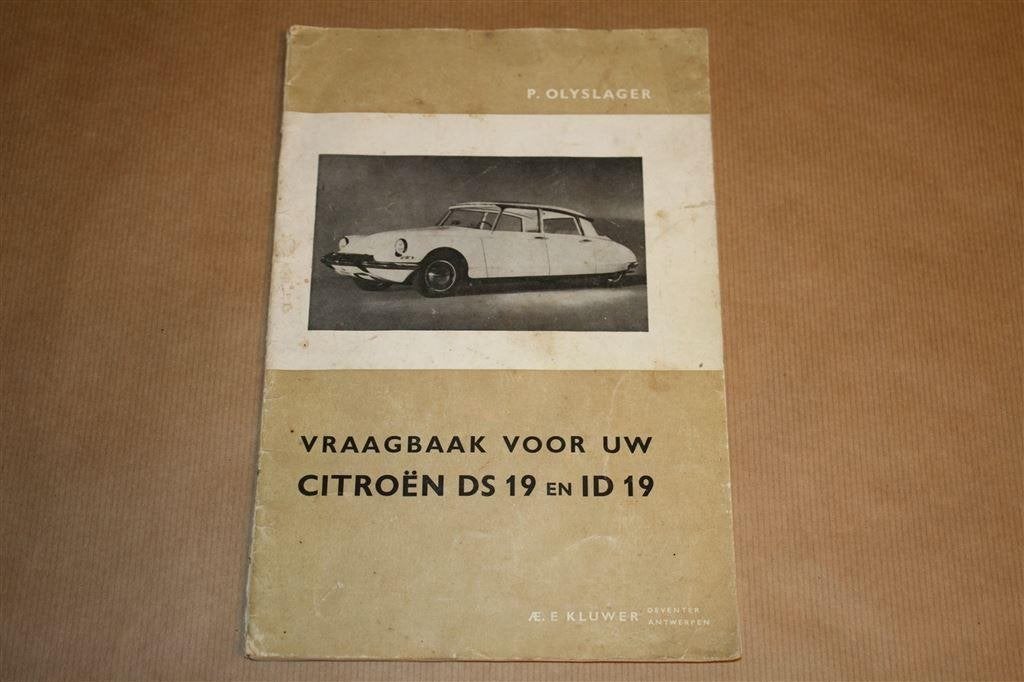 Vraagbaak Citroën DS19 en ID19 [Snoek] - 1964 !!, Ophalen of Verzenden