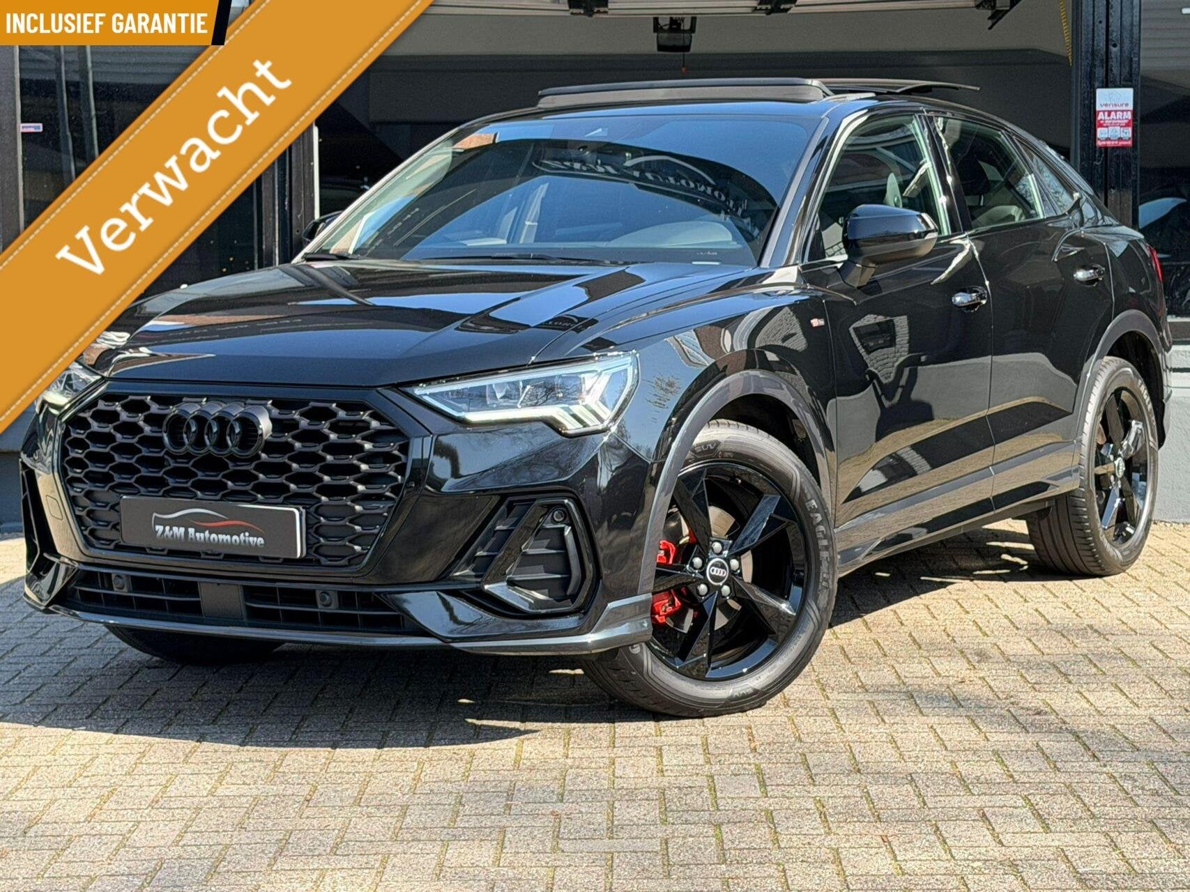 Audi Q3 Sportback S-Line Aut*Pano*Matrix*Leder*245PK, Auto's, 15 km/l, Zwart, 4 cilinders, 1505 kg