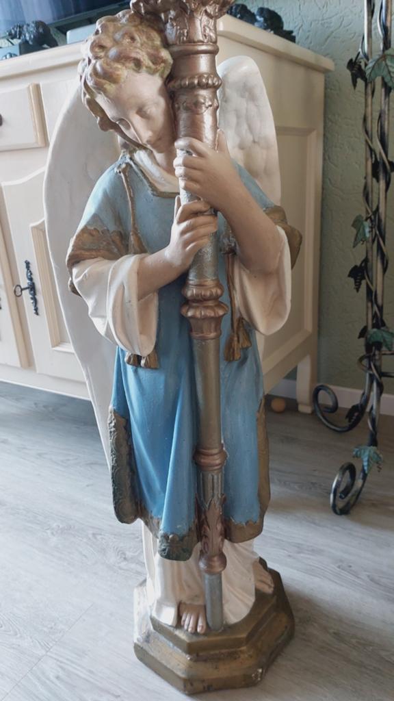 Grote engel kerkbeeld 86 cm, Ophalen