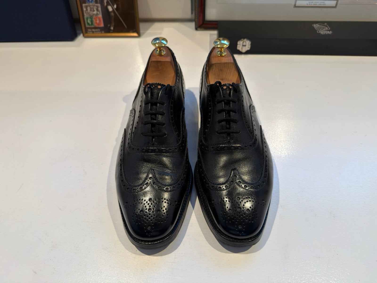 Church’s Chetwynd zwarte oxford brogues, Zwart, Ophalen of Verzenden, Zo goed als nieuw, Veterschoenen