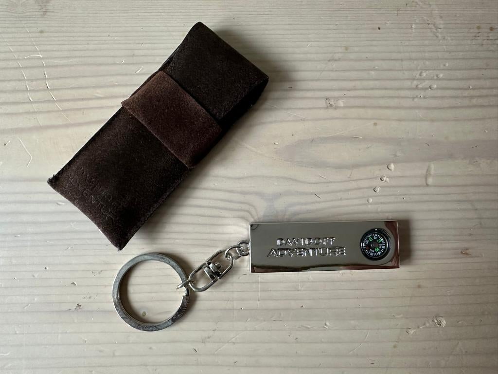Davidoff Adventure keyring with Compass, Verzenden, Nieuw, Overige typen