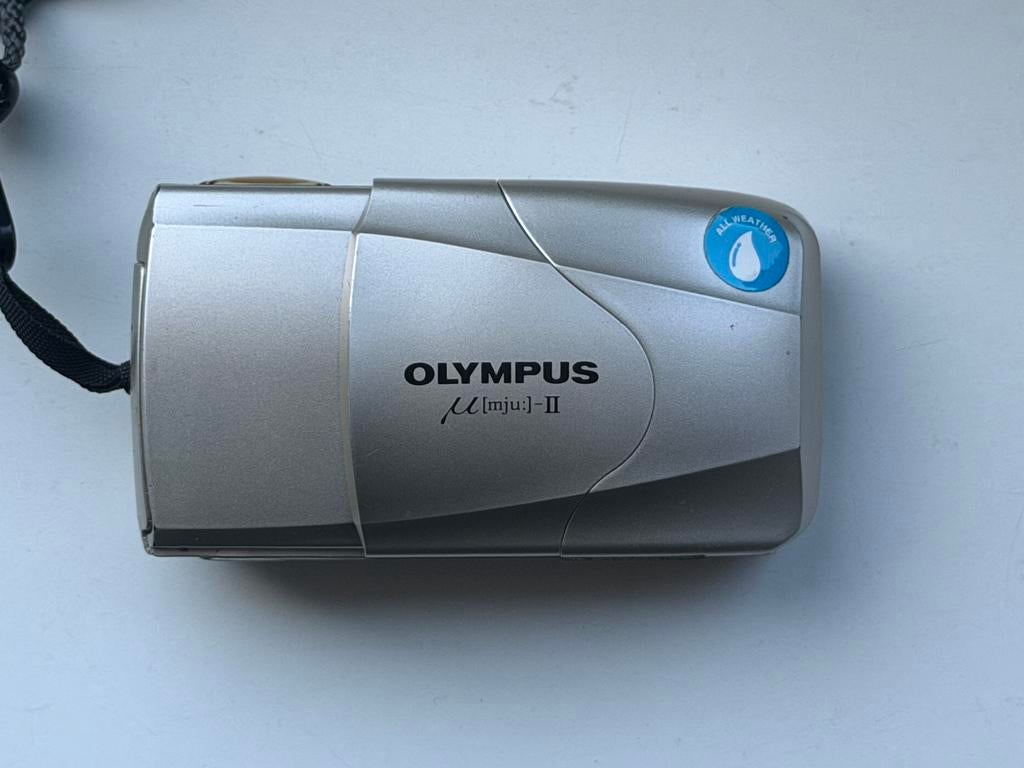 Olympus MJU ii, Audio, Tv en Foto, Fotocamera's Analoog, Ophalen of Verzenden, Zo goed als nieuw, Compact, Olympus