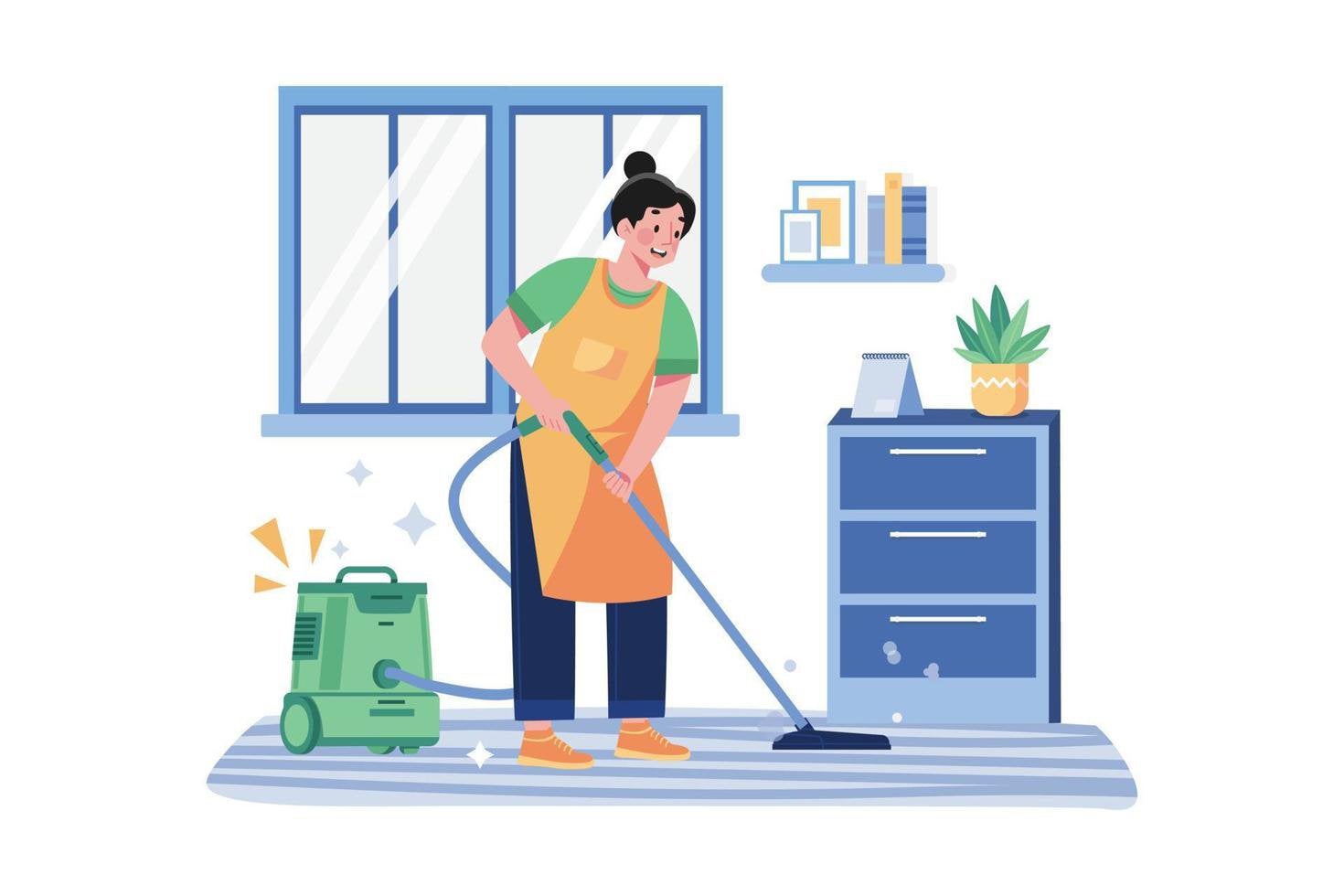 Huishoudelijke hulp, Schoonmaken