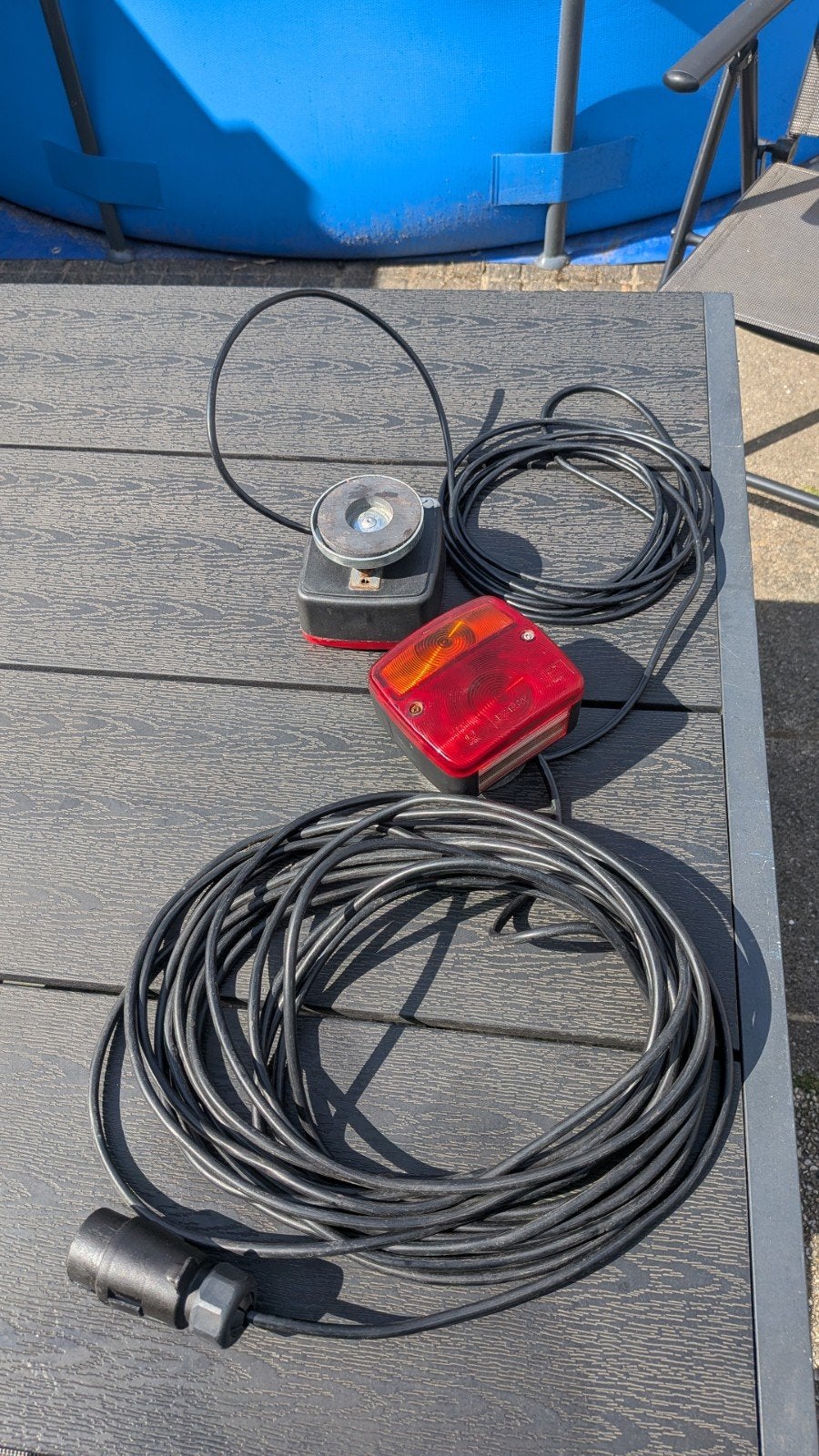 Aanhanger onderstel met verlichting, Auto diversen, Aanhangwagen-onderdelen, Ophalen, Gebruikt