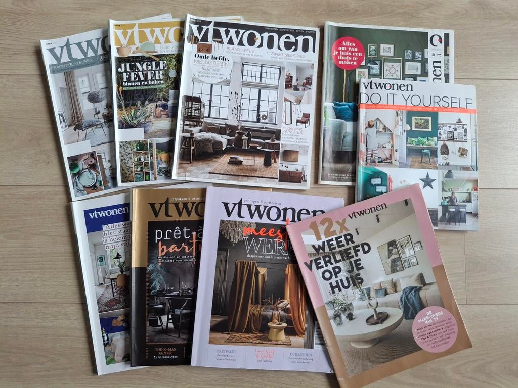 9x vt wonen, Ophalen of Verzenden, Zo goed als nieuw, Overige typen