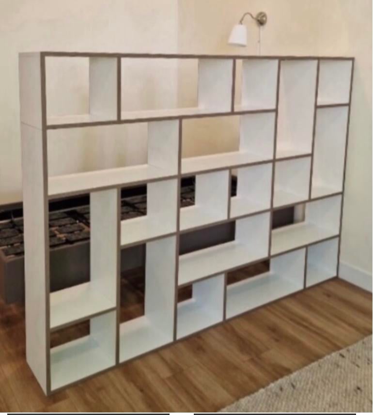 Prachtige roomdivider.boekenkast….., Ophalen of Verzenden, Zo goed als nieuw, 25 tot 50 cm, 200 cm of meer