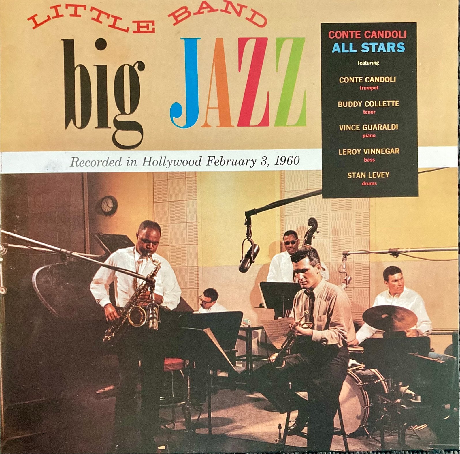 Jazz LP CONTE CANDOLI - Big Jazz, Crown Records, 1960, Verzenden, Zo goed als nieuw, Jazz, LP