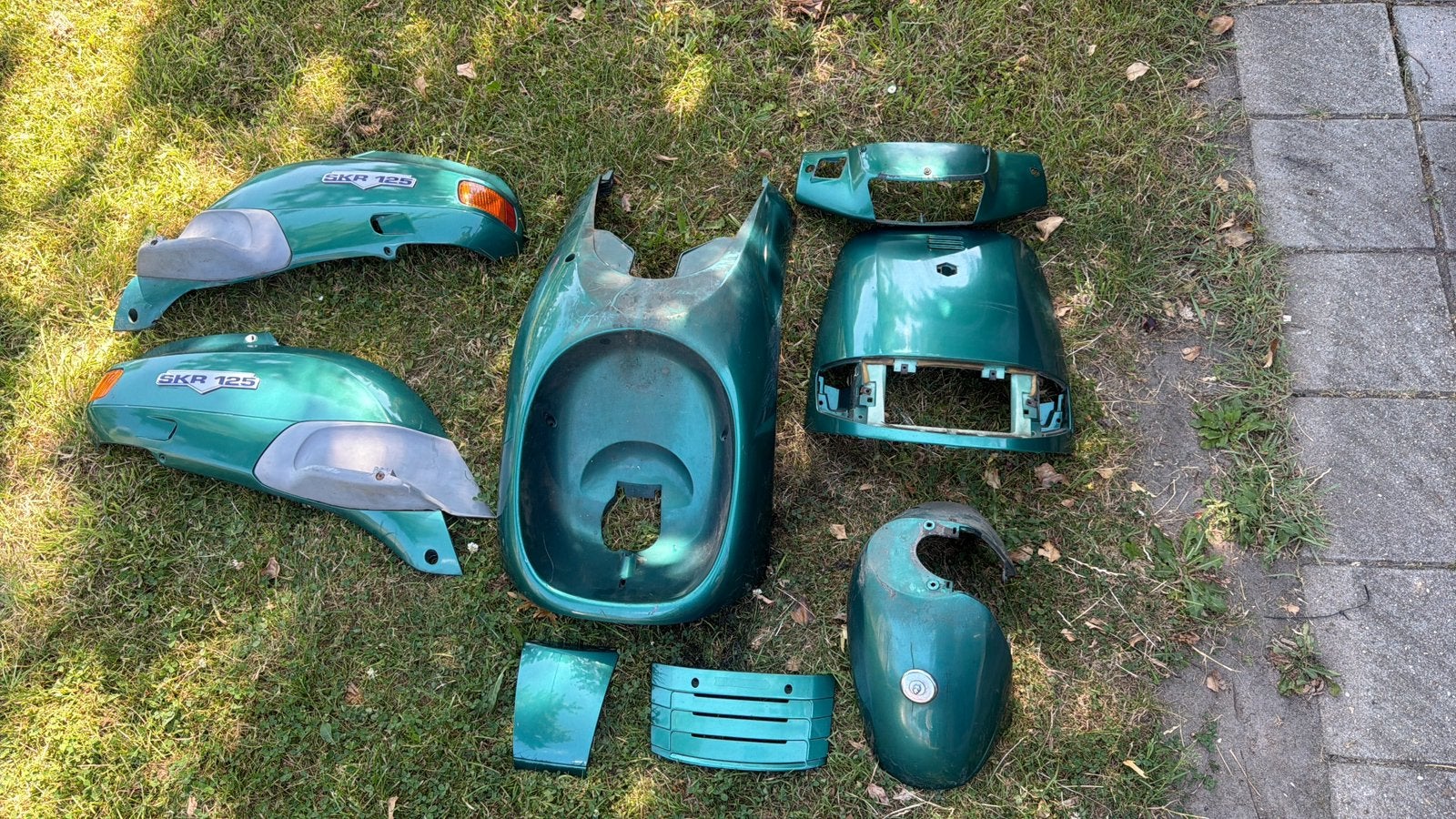 Kappenset SKR125 groen, Ophalen
