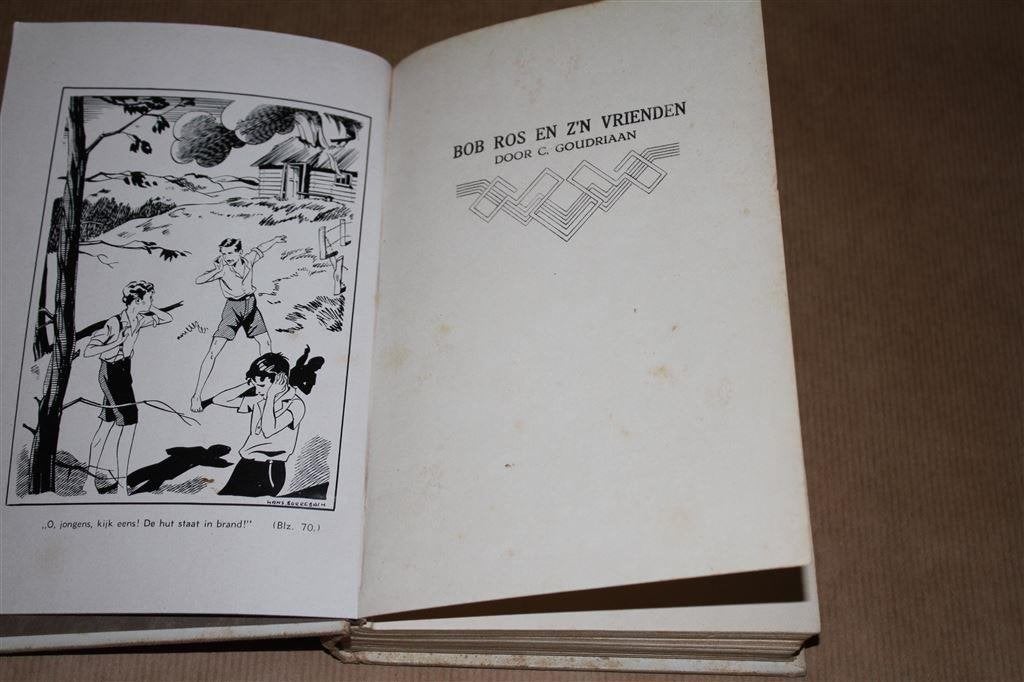 Bob Ros en z'n vrienden. Goudriaan. Kluitman 1933., Ophalen of Verzenden, Gelezen