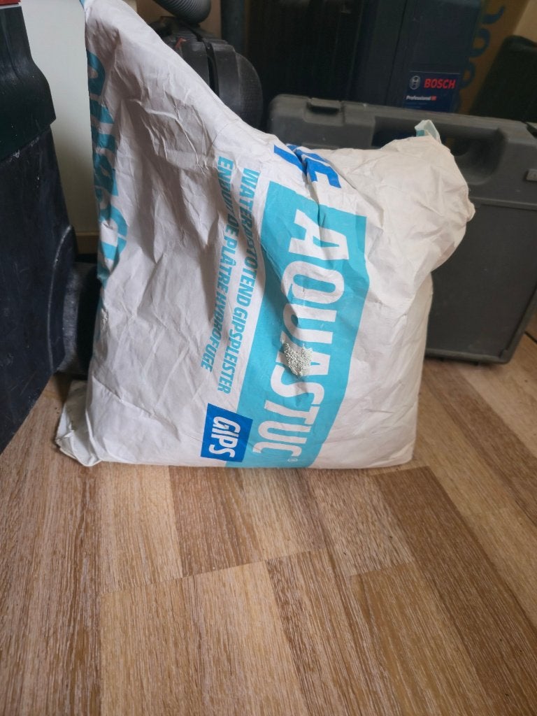 Knauf AquaStuc Aangebroken zak, Ophalen, Gebruikt