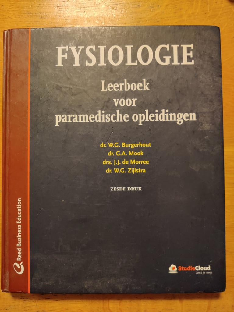 Fysiologie Leerboek voor paramedische opleidingen, Beta, HBO, Ophalen of Verzenden, Dr. W.G. Burgerhout, dr. G.A. Mook